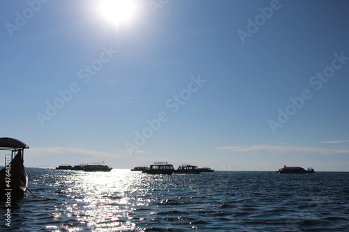 boat on the sea