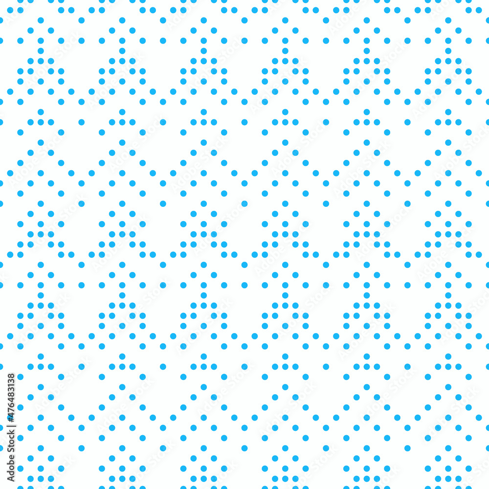 Seamless surface pattern with symmetric geometric ornament. Round spots texture. Circles abstract background. Polka dot motif. For digital paper, textile print, web design. Vector art illustration Seamless surface pattern with symmetric geometric ornament. Round spots texture. Circles abstract background. Polka dot motif. For digital paper, textile print, web design. Vector art illustration