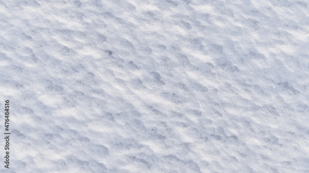 White snow surface texture and background