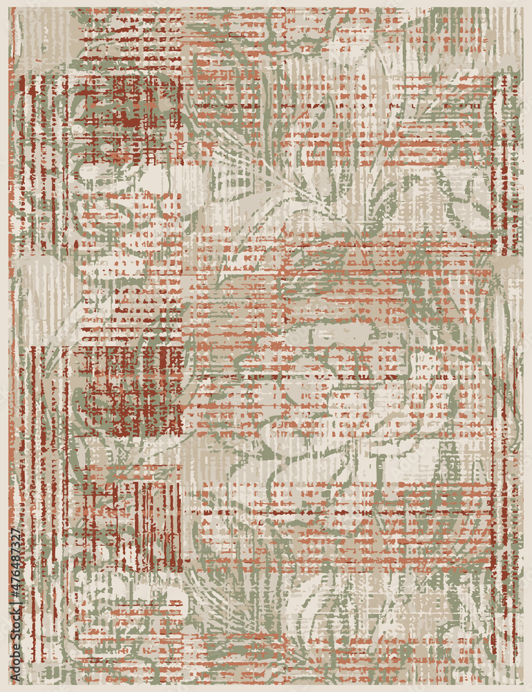 Trendy abstract feminine color combination. Boho style , ethnic fabric antique texture floral pattern design Artistic abstract artwork textures lines wall poster, carpet, duvet cover, curtain, bedding Trendy abstract feminine color combination. Boho style , ethnic fabric antique texture floral pattern design Artistic abstract artwork textures lines wall poster, carpet, duvet cover, curtain, bedding