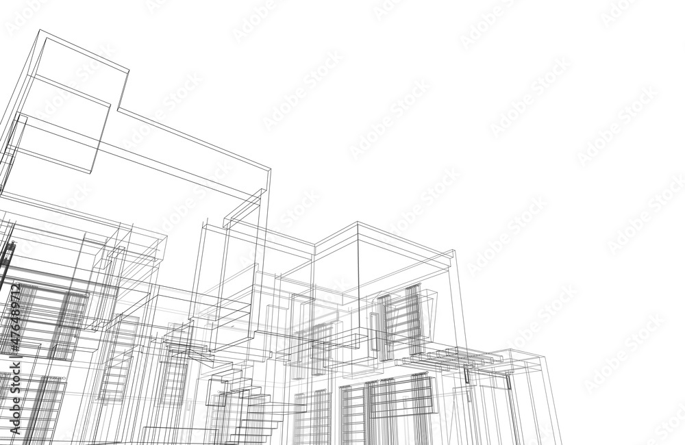 sketch of a house sketch of a house