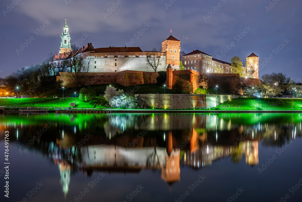 Wawel Royal Castle, Kraków, Poland - obrazy, fototapety, plakaty 