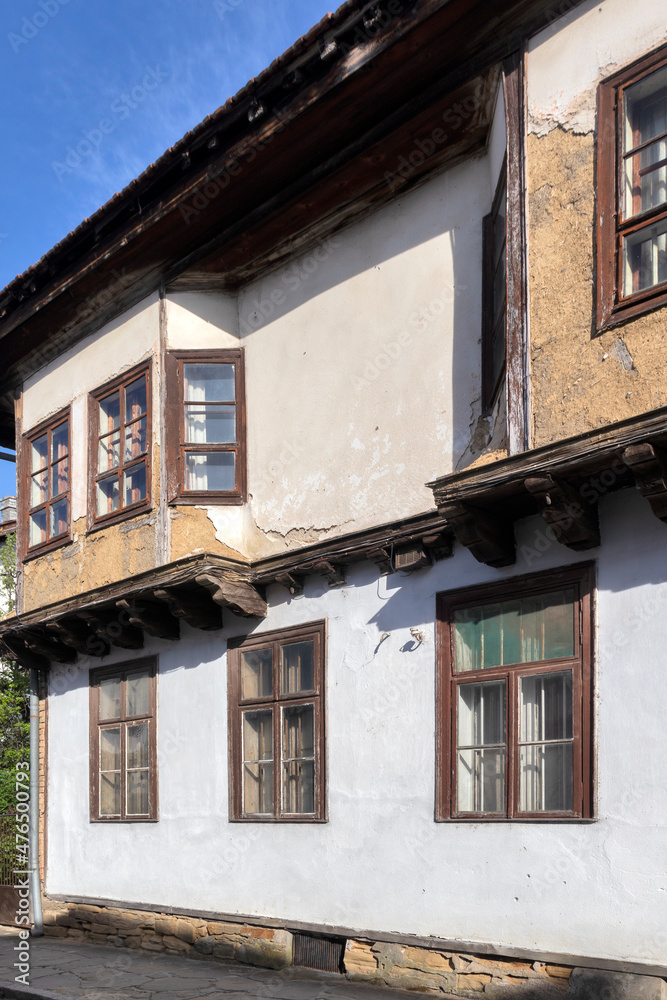 Street and Nineteenth Century Buildings in Tryavna, Bulgaria