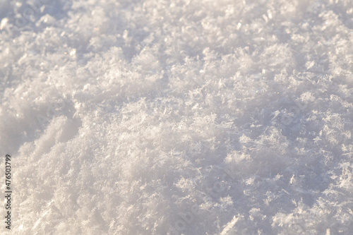 Snow crystals background