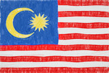 Malaysia painted flag