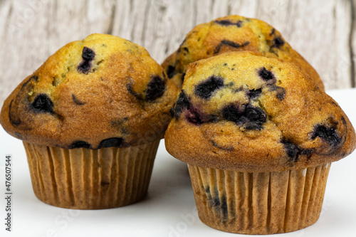 Fresh Blueberry Muffins photo