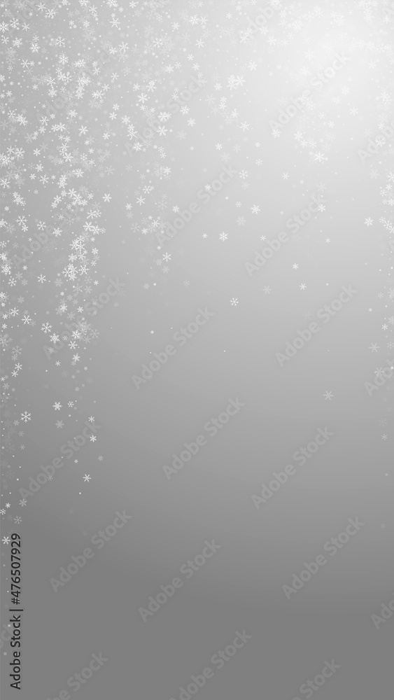 Beautiful snowfall Christmas background. Subtle fl Beautiful snowfall Christmas background. Subtle fl