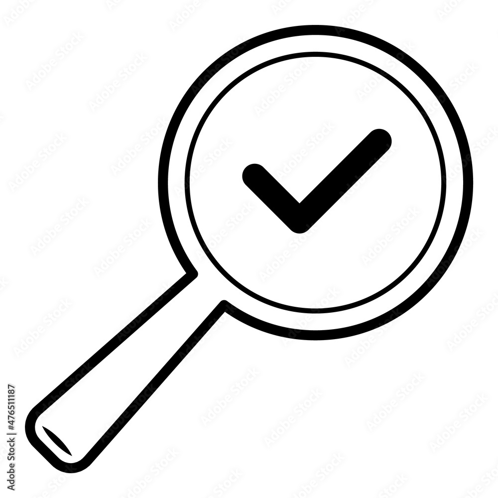 Magnifier Flat Icon Isolated On White Background Magnifier Flat Icon Isolated On White Background