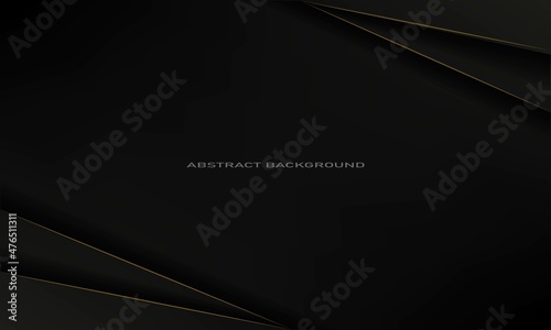 premium background with golden lines in the corner