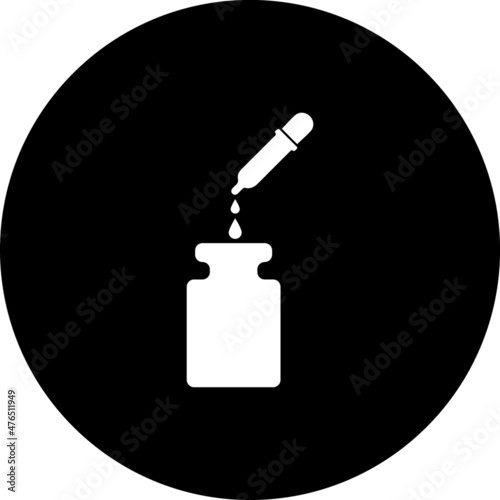 Eye drops line icon. Nasal drops, medical, contact lenses solution. Medicine concept. Vector illustration can be used for topics like healthcare, ophthalmology, pharmacy
