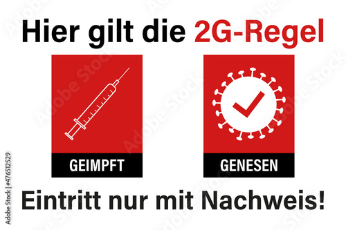 Hier gilt die 2G-Regel. Geimpft oder Genesen.