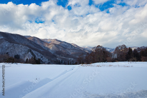 snow covered mountains © Yu0189