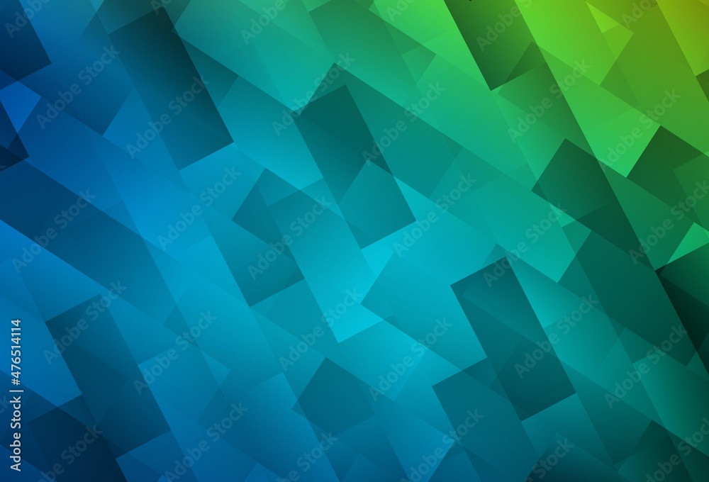 Light Blue, Green vector backdrop with rhombus. Light Blue, Green vector backdrop with rhombus.