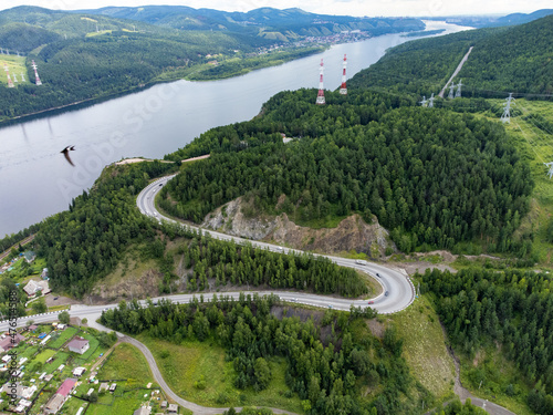 Divnogorsk Krasnoyarsk Russia The Yenisei River