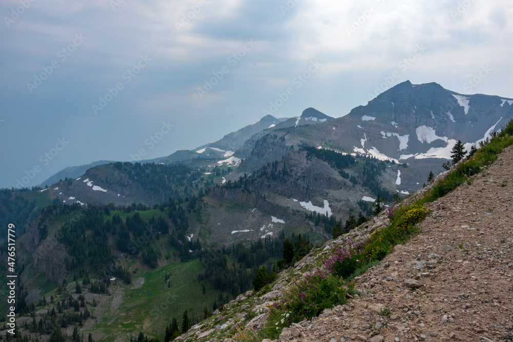 Fototapeta premium Tetons National Park hiiking