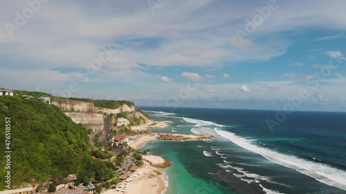 Wallpaper Mural Melasti beach | 4k drone video | Bali Torontodigital.ca