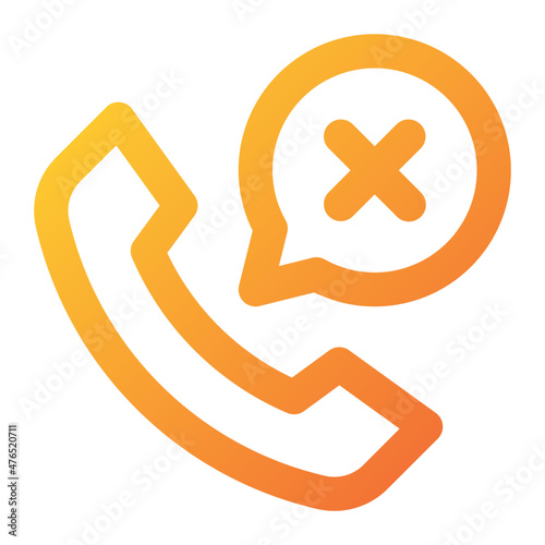 missed call icon illustration