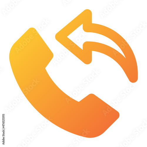 call back icon illustration