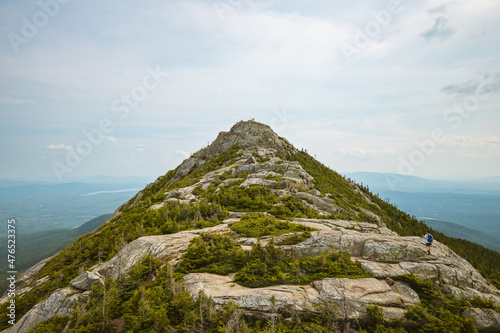 Symmetrical Mountain Summit Peak photo