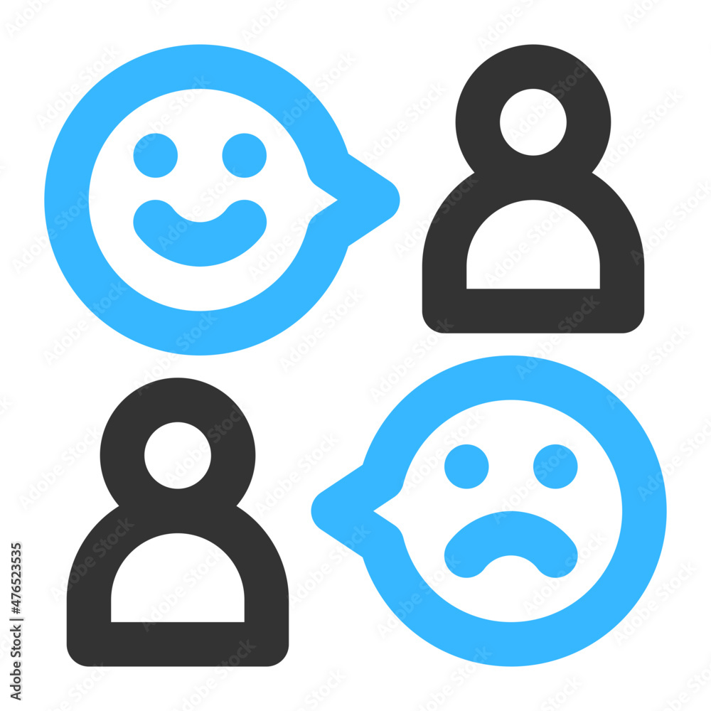 Obraz premium emoji chat icon illustration