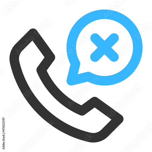 missed call icon illustration