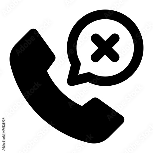 missed call icon illustration