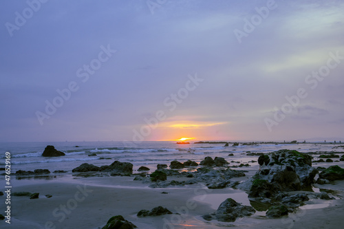 Fototapeta Naklejka Na Ścianę i Meble -  Coastline sunset