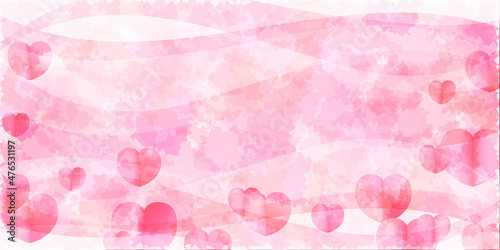 バレンタイン　ハート　ピンク　背景