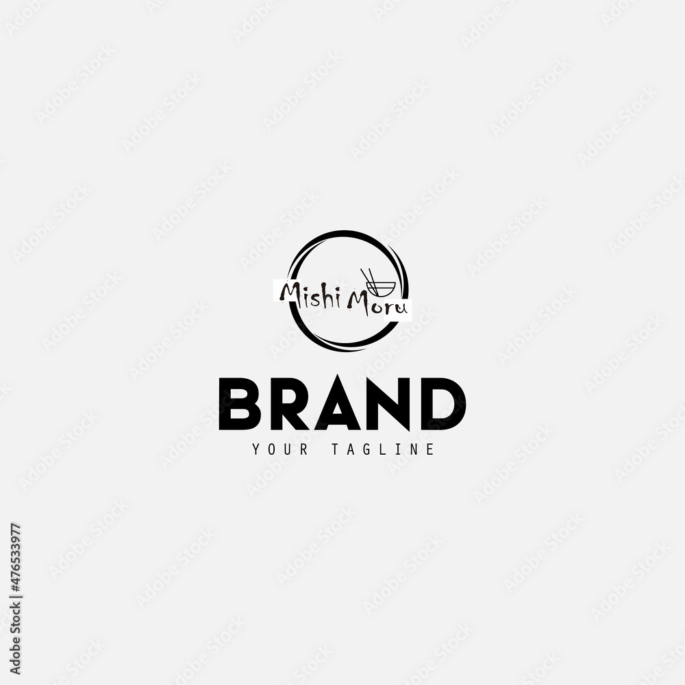 brand food illustration logo design brand food illustration logo design