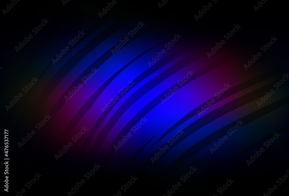 Fototapeta premium Dark Blue, Red vector abstract bright pattern.