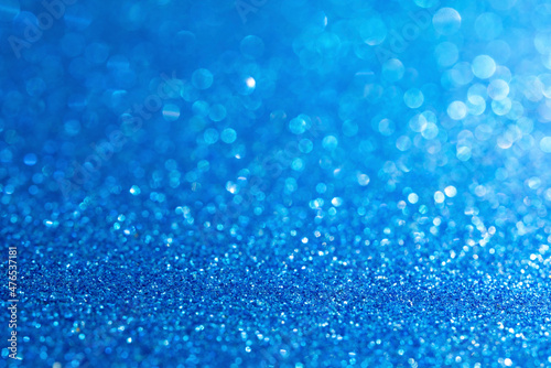 Are Plane Of Blue Glitter Background