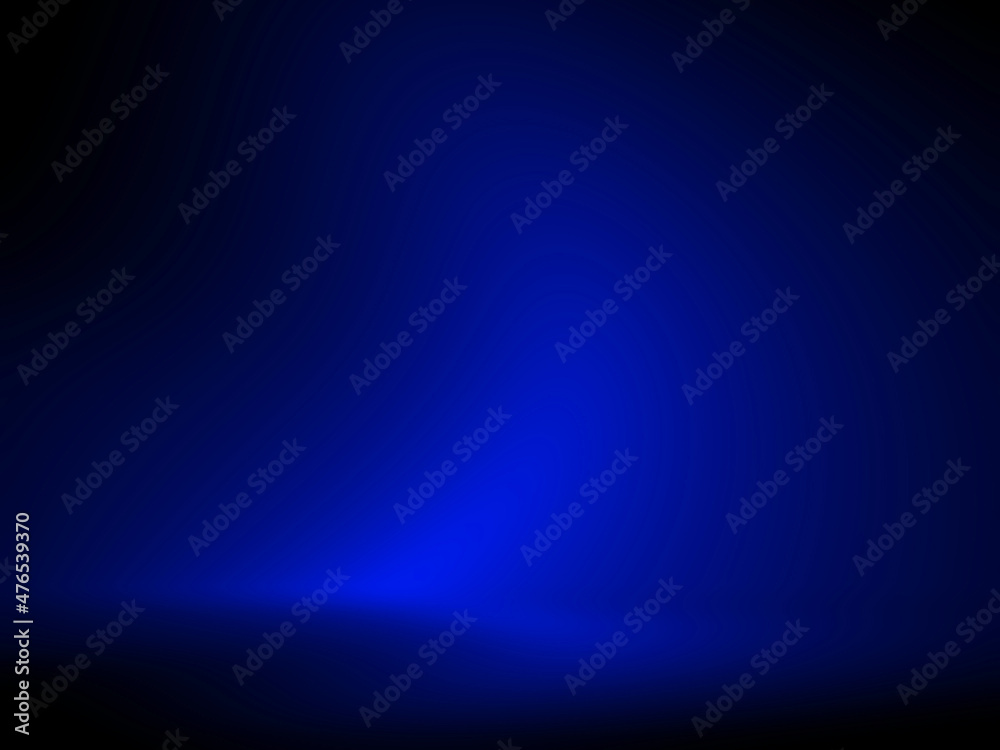 Black and blue background. Abstract blue background for web design templates, christmas, valentine, product studio room and business report with smooth gradient color.