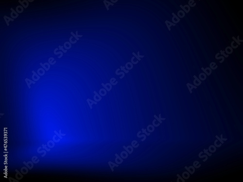 Black and blue background. Abstract blue background for web design templates, christmas, valentine, product studio room and business report with smooth gradient color.