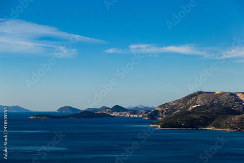 View of the Adriatic sea coast. Dalmatia Region. Croatia © Sergey Fedoskin