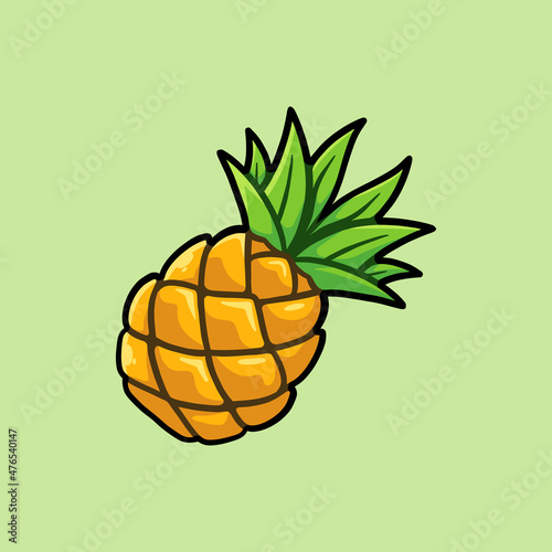 pineapple illustration.