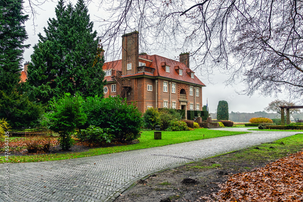 Historic Huis Voorlinden, a monumental estate in Wassenaar, close to the Hague.
