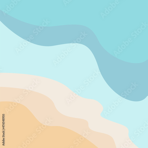 waves on the beach background