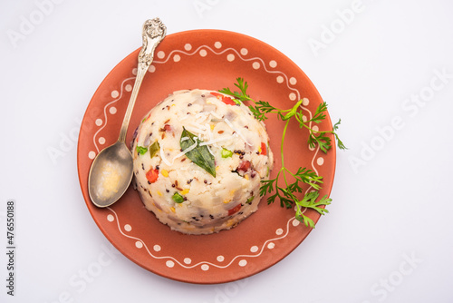 Upma, uppumavu or uppittu photo