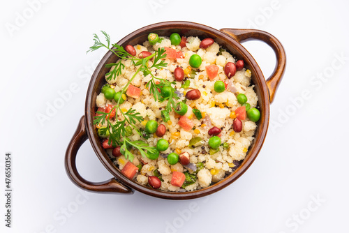 Upma, uppumavu or uppittu photo