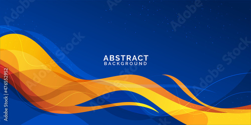 Blue and Orange Background, Gradient Abstract Background, Full color abstract background