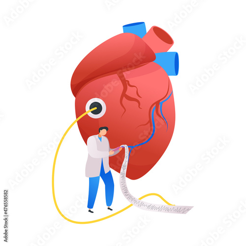 Heart Doctor Flat Composition