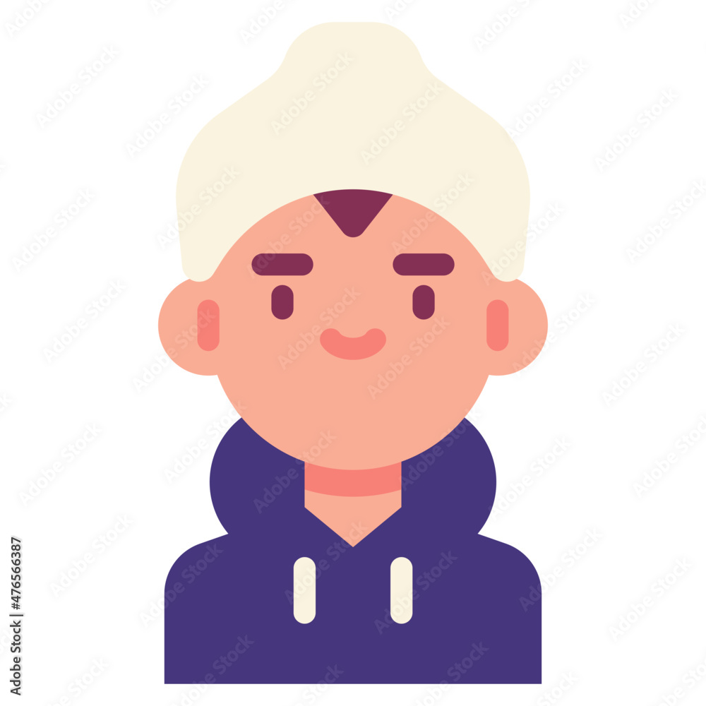 Obraz premium anime flat icon