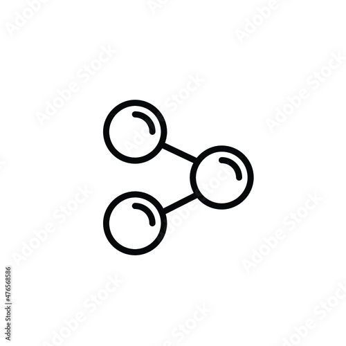 Networking mobile Icon, Editable stroke
