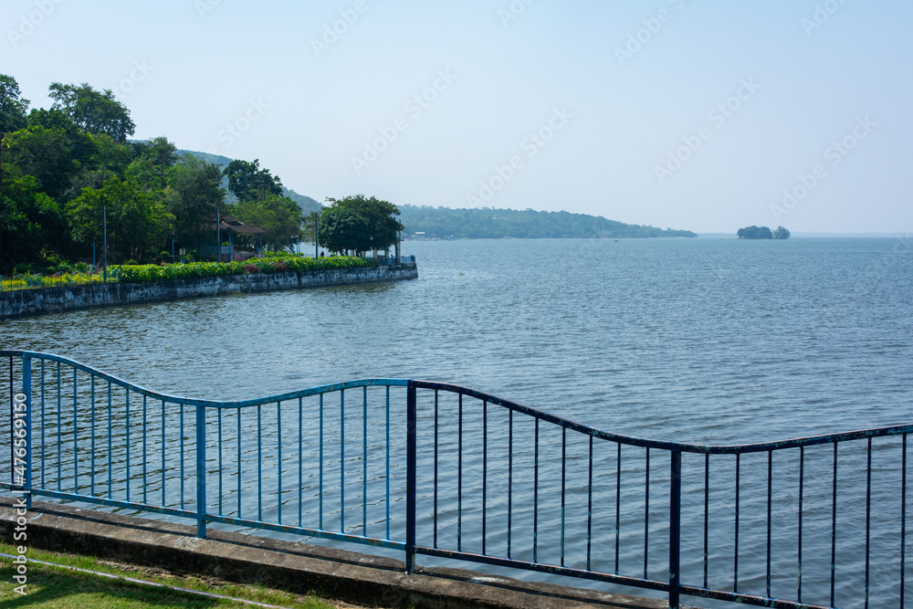 Beautiful view of Upper lake, Bhopal, Madhya Pradesh, India.