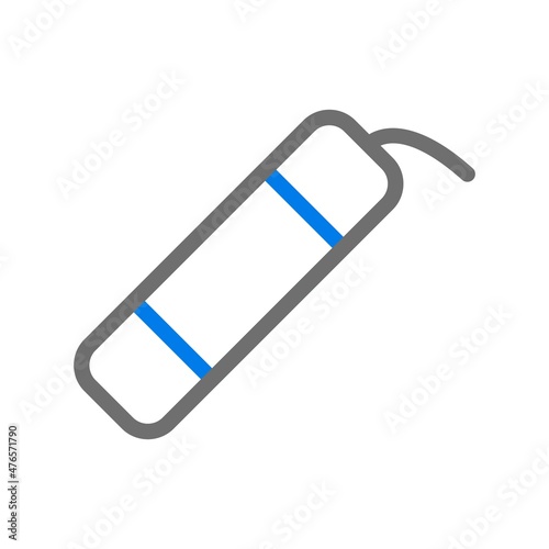 Dynamite Line Blue Vector Icon Design