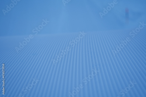 Wallpaper Mural Close-up of pattern in the snow after reparation of slope by snowcat at mountain village Stoos, Canton Schwyz, on a sunny winter day. Photo taken December 20th, 2021, Stoos, Switzerland. Torontodigital.ca