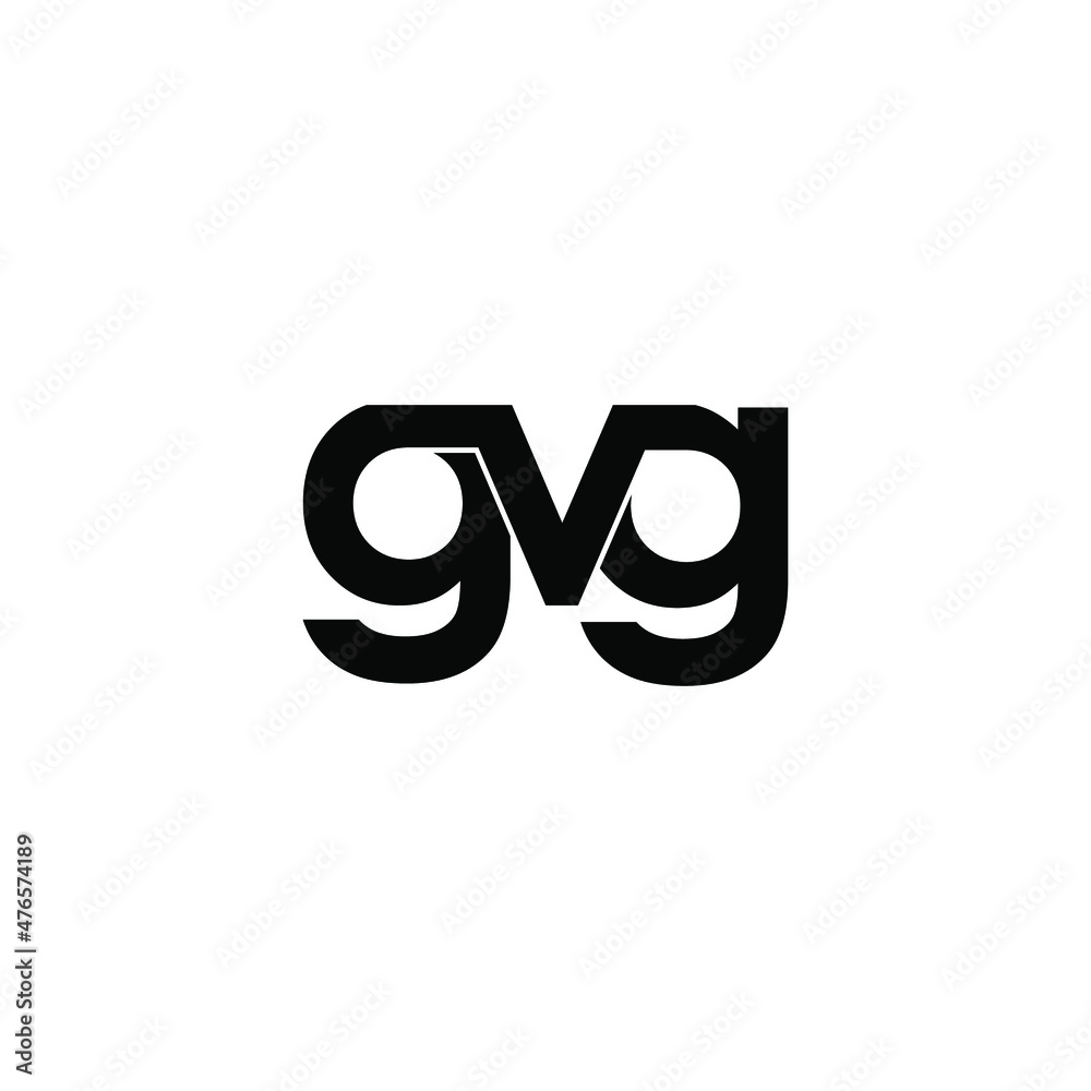 gvg letter initial monogram logo design gvg letter initial monogram logo design