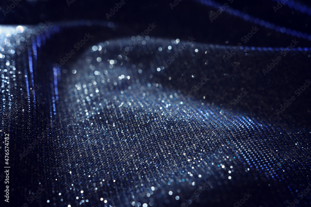 Obraz na płótnie Abstract image of satin fabric with bright glitters w salonie
