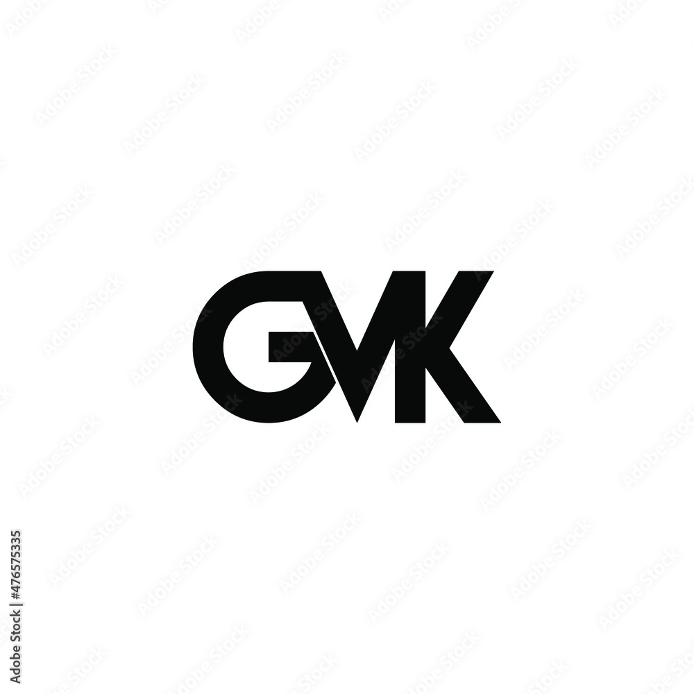 gvk letter initial monogram logo design gvk letter initial monogram logo design