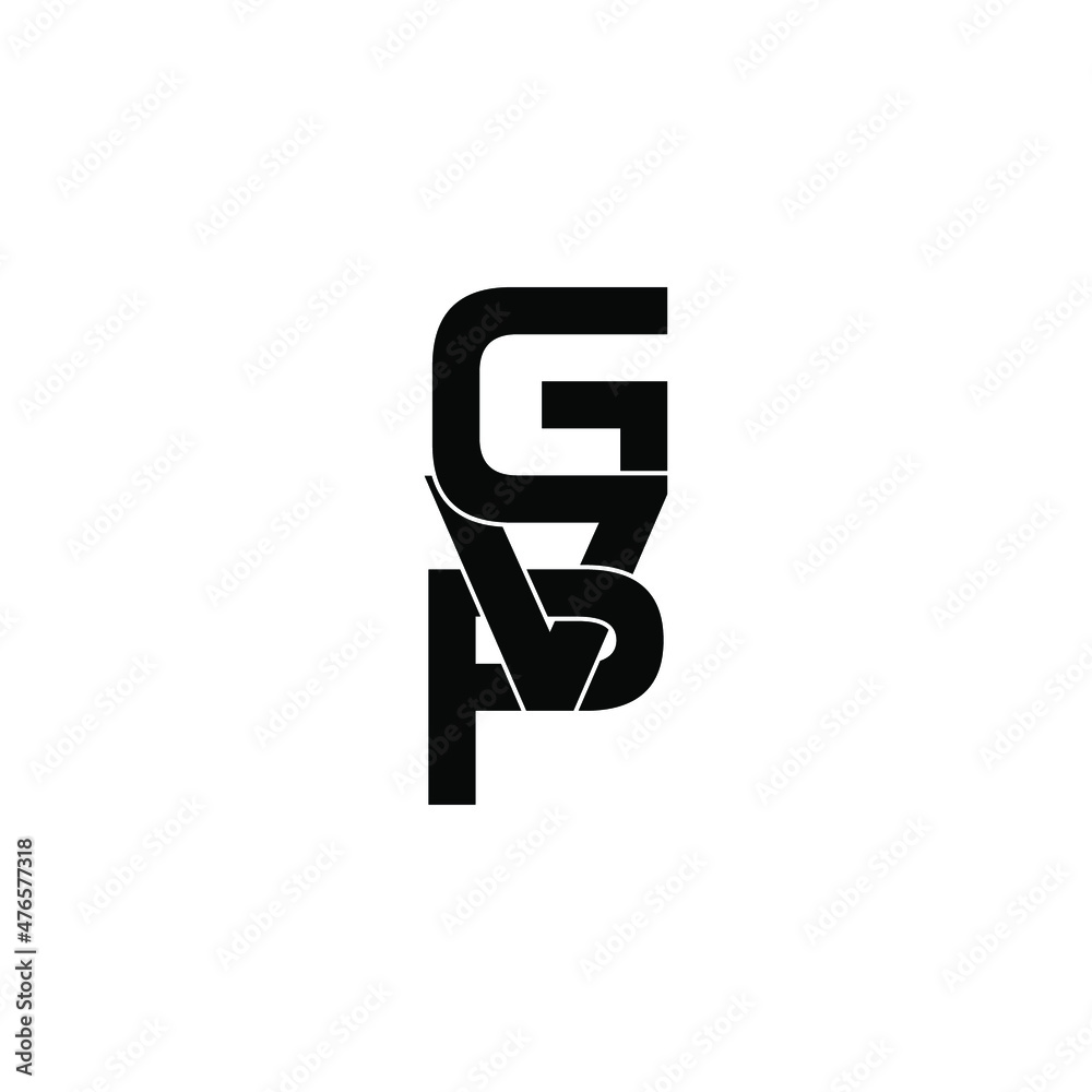 gvp letter initial monogram logo design gvp letter initial monogram logo design